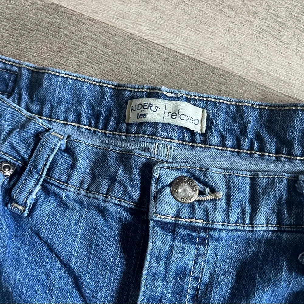 Vintage Nineties 90s High Waisted Rise Lee Riders Women (sz 14P) Lot # 222 - Picture 4 of 6